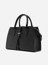 BOLSA TOTE PRETA GRANDE DETALHE TIRAS METAL A 50011 0895 0001 AREZZO